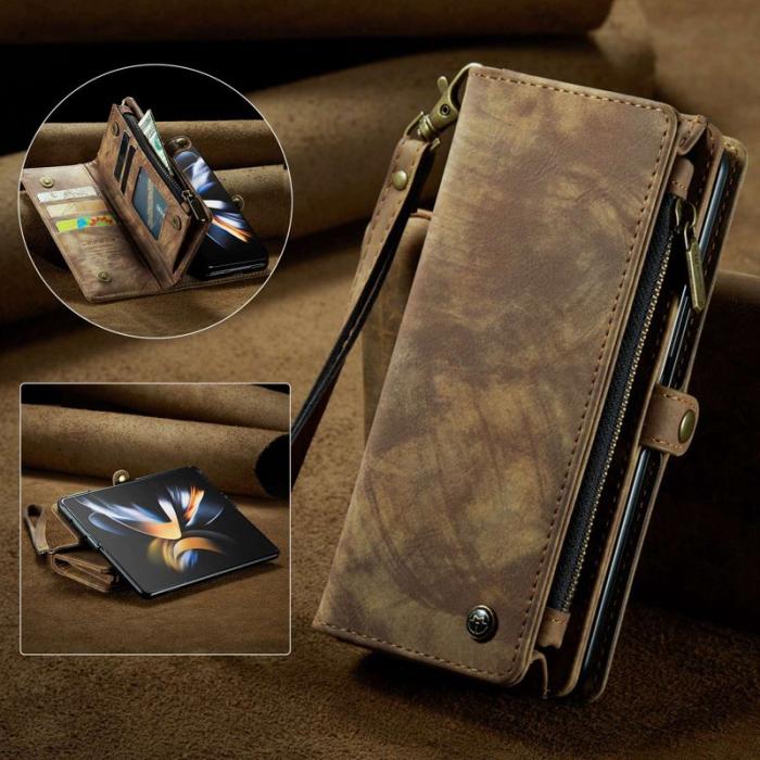 Caseme - CASEME 008 för Samsung Galaxy Z Fold4 5G Fodral Brun
