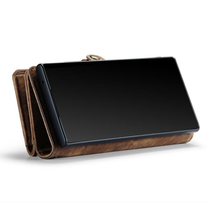 Caseme - CASEME 008 Fodral 2-i-1 Plånbok PU Läder Samsung Galaxy Note20 Brun