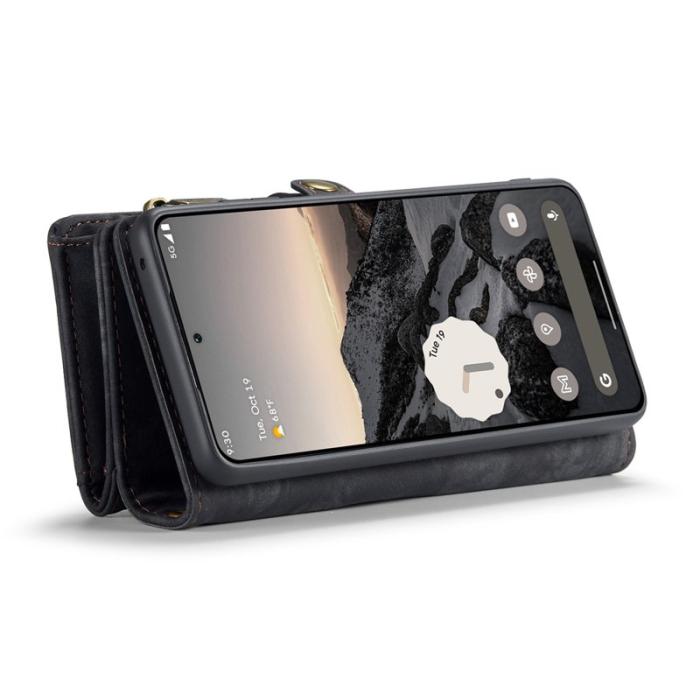 Caseme - CASEME 008 Fodral för Google Pixel 9/9 Pro i läder - Svart