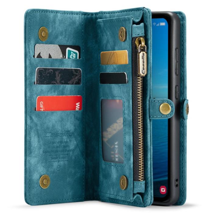 Caseme - CASEME 008 Fodral för Samsung Galaxy A35 5G - Läder - Blå