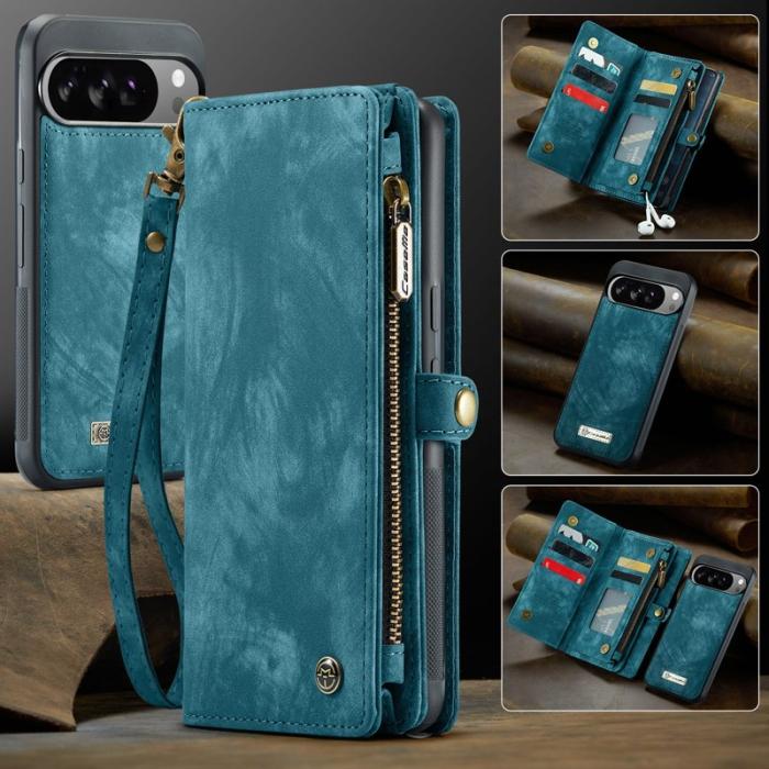 Caseme - CASEME 008 Fodral till Google Pixel 10 Pro XL - Läder - Blå