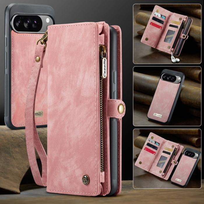 Caseme - CASEME 008 Fodral till Google Pixel 10 Pro XL - Läder - Rosa