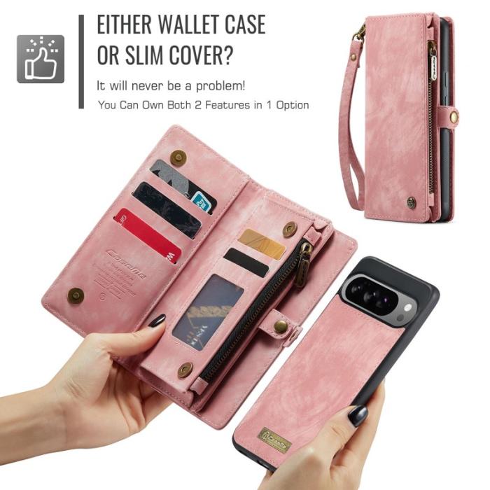 Caseme - CASEME 008 Fodral till Google Pixel 10 Pro XL - Läder - Rosa