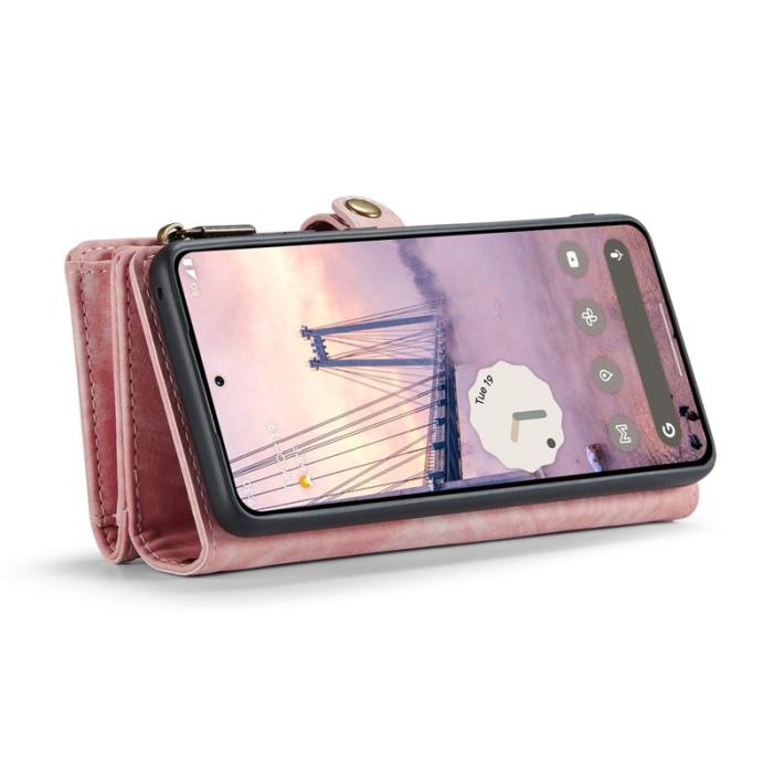 Caseme - CASEME 008 Fodral till Google Pixel 9 Pro XL i läder - Rosa