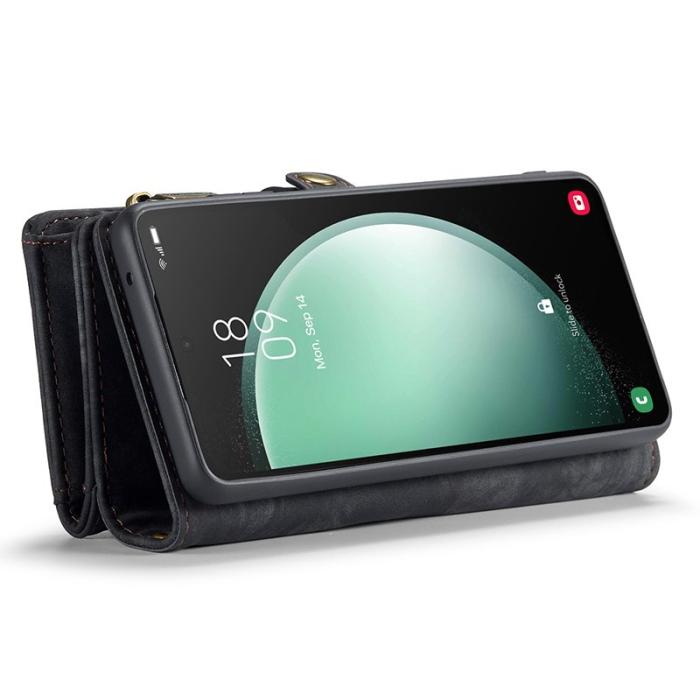 Caseme - CASEME 008 Fodral till Samsung Galaxy S23 FE - Läder Svart