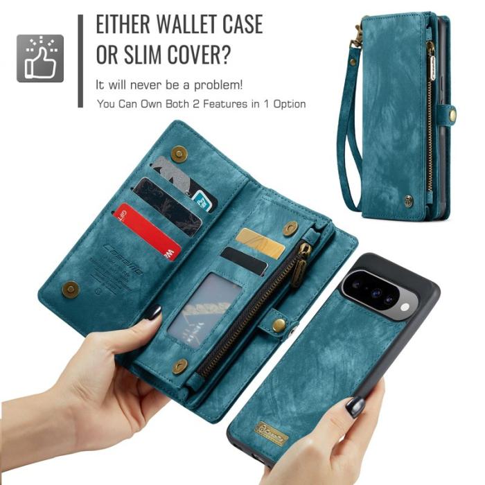 Caseme - CASEME 008 Läderfodral till Google Pixel 10 Pro - Blå