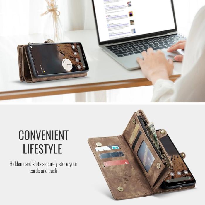 Caseme - CASEME 008 Läderfodral till Google Pixel 10 Pro - Brun