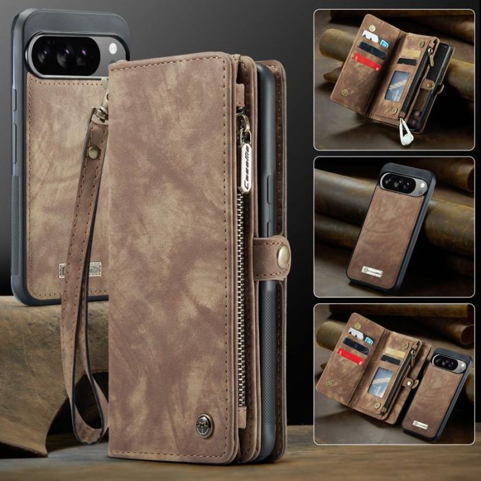 Caseme - CASEME 008 Läderfodral till Google Pixel 10 Pro XL - Brun