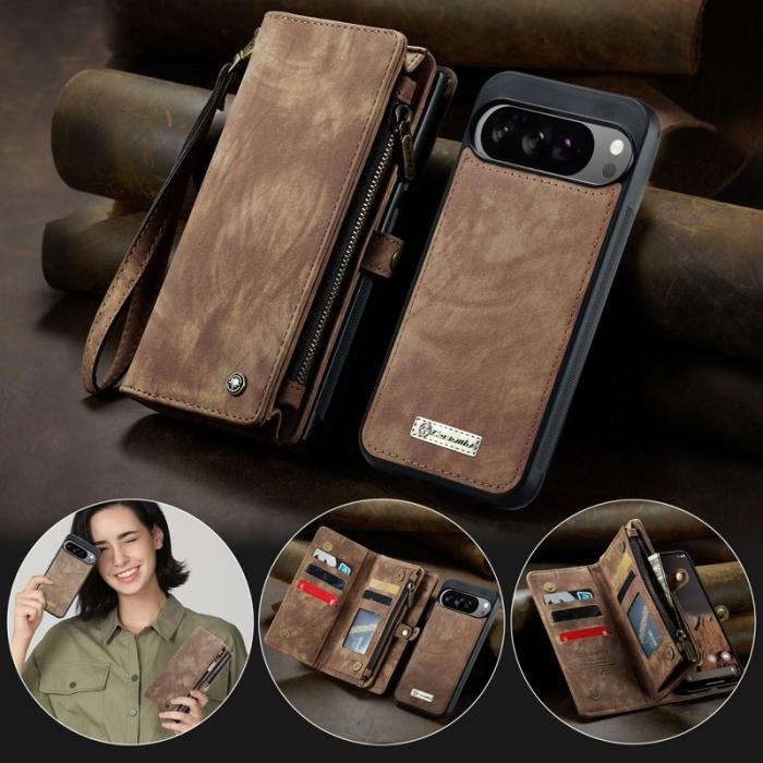 Caseme - CASEME 008 Läderfodral till Google Pixel 10 Pro XL - Brun
