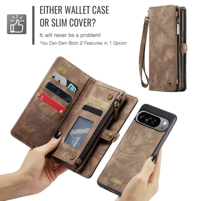 Caseme - CASEME 008 Läderfodral till Google Pixel 10 Pro XL - Brun