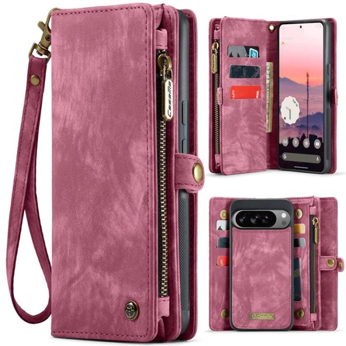 Caseme - CASEME 008 Läderfodral till Google Pixel 10 Pro XL - Röd