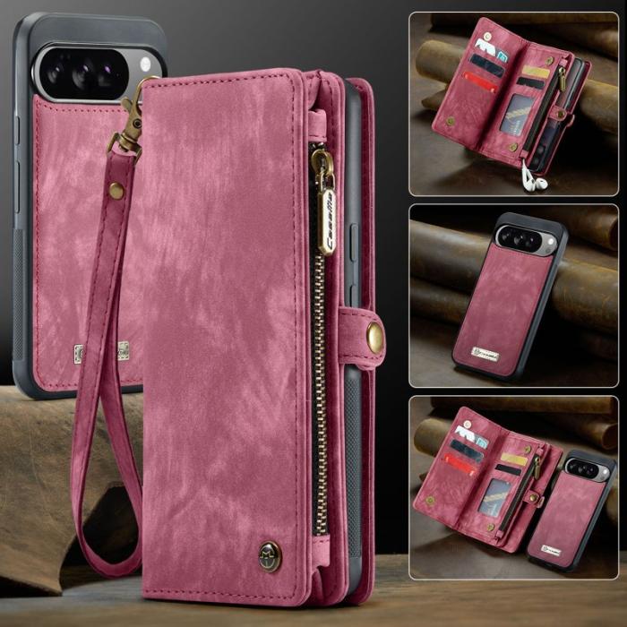 Caseme - CASEME 008 Läderfodral till Google Pixel 10 Pro XL - Röd