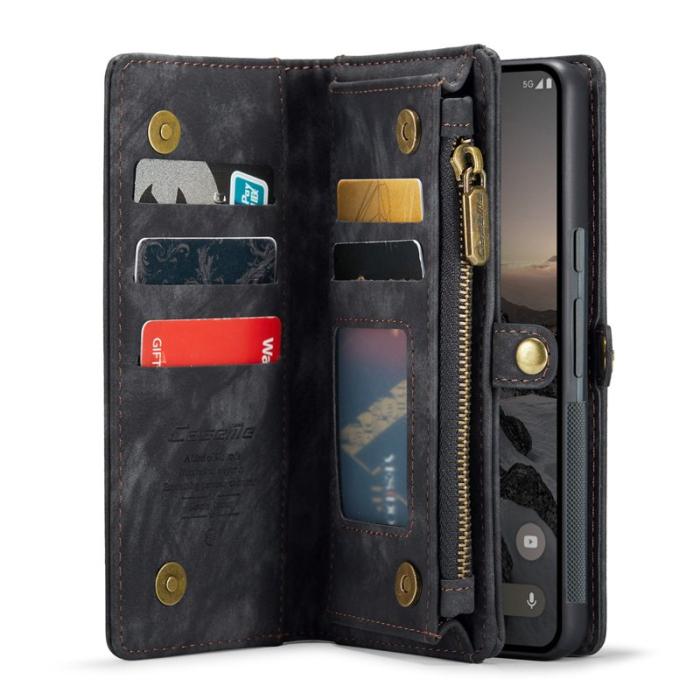 Caseme - CASEME 008 Läderfodral till Google Pixel 9 Pro XL - Svart