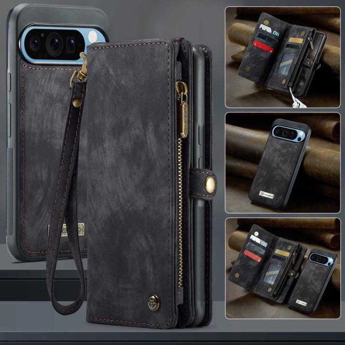 Caseme - CASEME 008 Läderfodral till Google Pixel 9 Pro XL - Svart