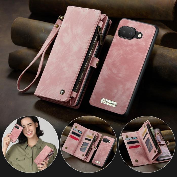 Caseme - CASEME 008 Läderfodral till Google Pixel 9a - Rosa