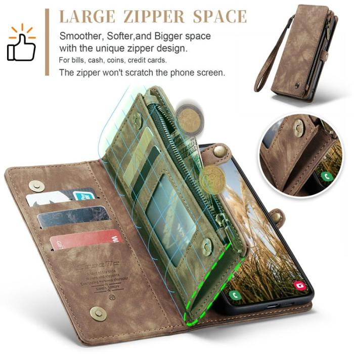 Caseme - CASEME 008 Läderfodral till Samsung Galaxy S24 - Brun