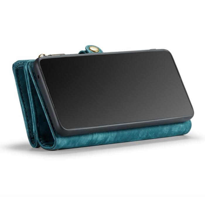 Caseme - CASEME 008 Multi-funktion 2-i-1 Plånboksfodral Blå för S20 FE