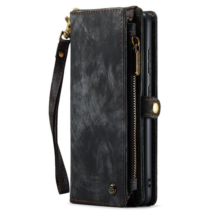 Caseme - CASEME 008 Multi-funktion 2-i-1 Wallet Skal för Samsung Galaxy S20 FE - Svart