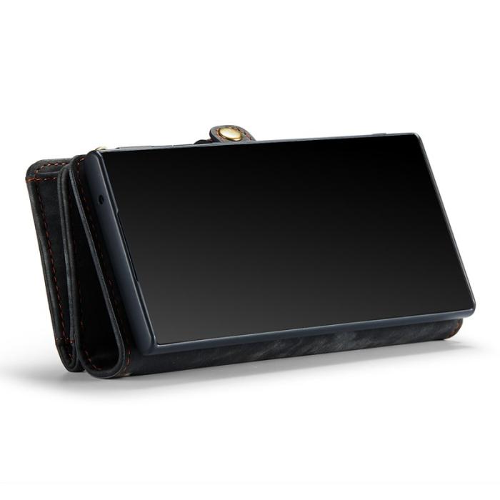 Caseme - CASEME 008 Multi-funktionell 2-i-1 Plånbok Samsung Galaxy Note20 - Svart
