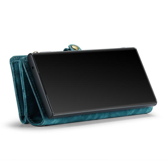 Caseme - CASEME 008 Multi-funktionell 2-i-1 Plånbok Samsung Galaxy Note20 Ultra Blå