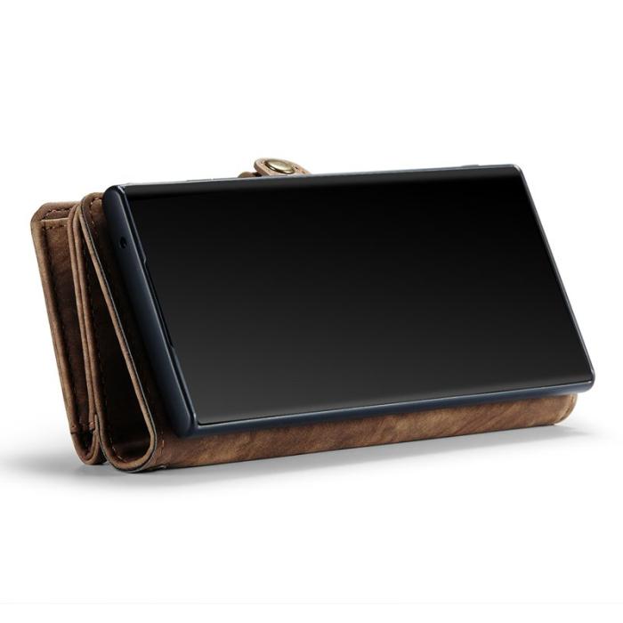 Caseme - CASEME 008 Multi-funktionell 2-i-1 Plånbok Samsung Galaxy Note20 Ultra Brun