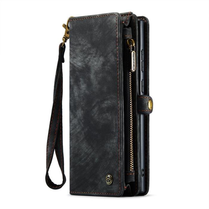Caseme - CASEME 008 Multi-funktionell 2-i-1 Plånbok Samsung Galaxy Note20 Ultra - Svart