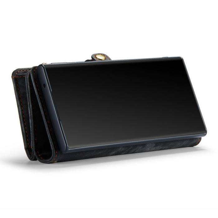 Caseme - CASEME 008 Multi-funktionell 2-i-1 Plånbok Samsung Galaxy Note20 Ultra - Svart