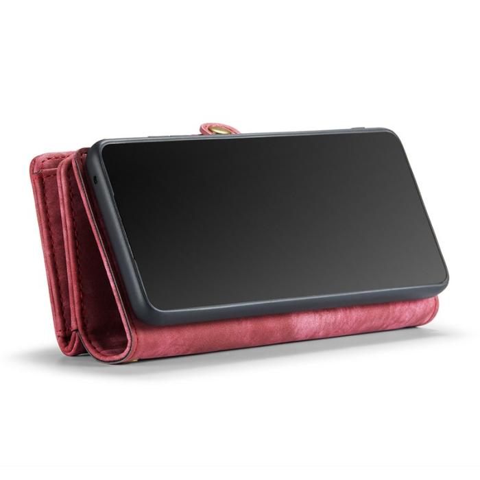 Caseme - CASEME 008 PU Läderfodral för Samsung Galaxy S20 Ultra - Röd