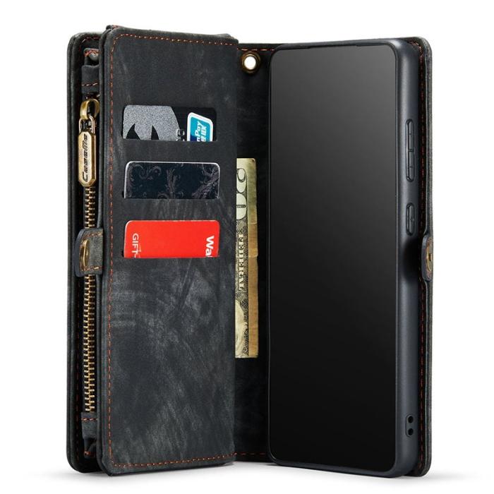 Caseme - CASEME 008 PU Läderfodral till Samsung Galaxy S20 Ultra - Svart