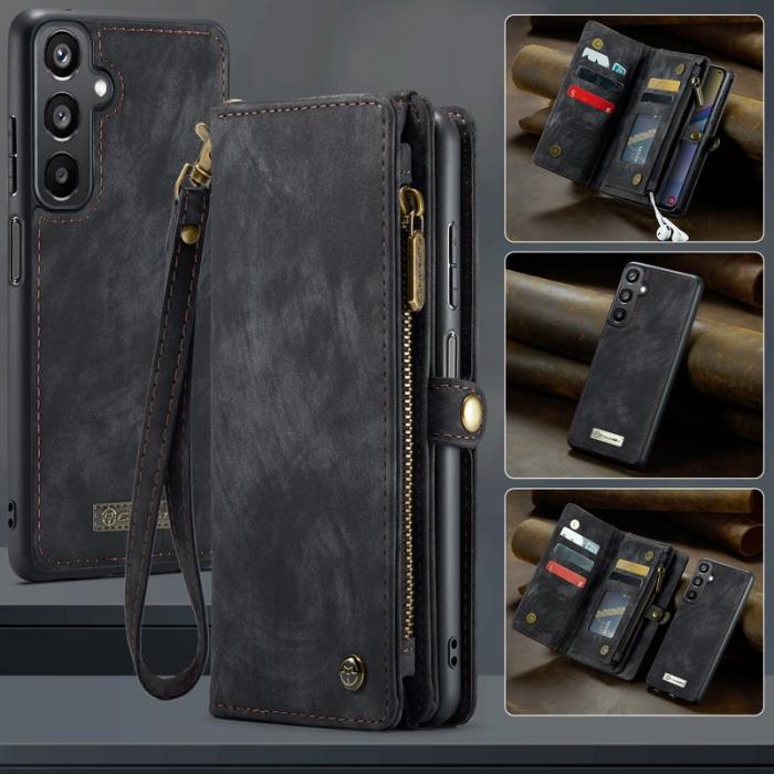 Caseme - CASEME 008 Samsung Galaxy A16 5G Fodral Läder Svart