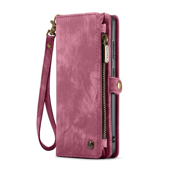 Caseme - CASEME 008 Samsung Galaxy A36 5G Fodral Läder Röd