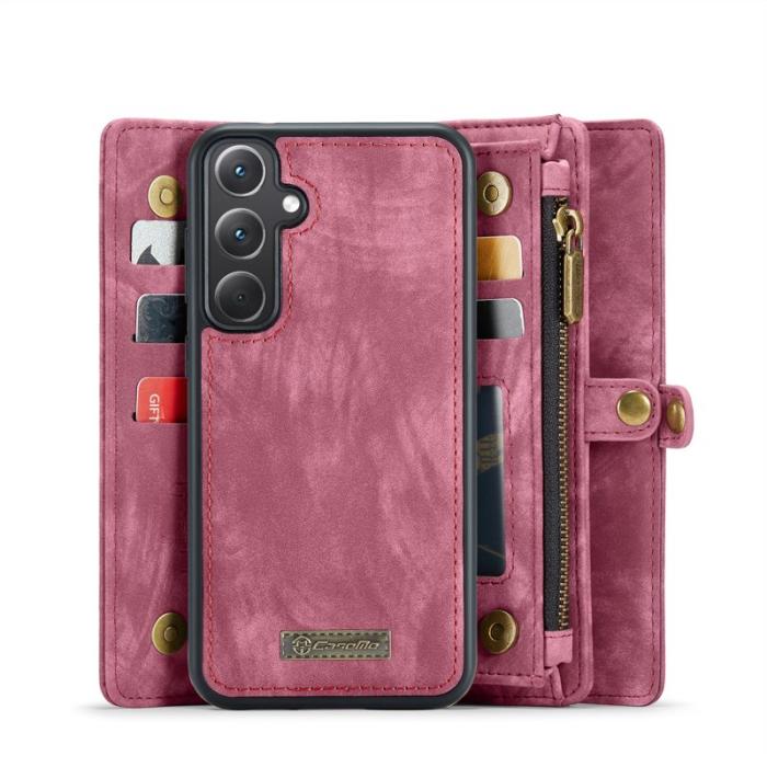 Caseme - CASEME 008 Samsung Galaxy A36 5G Fodral Läder Röd