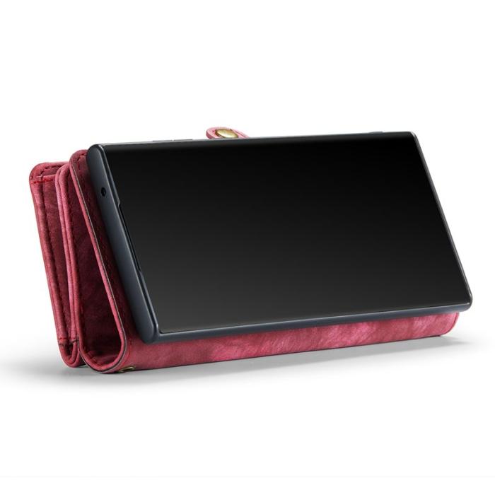 Caseme - CASEME 008 Series 2-in-1 Plånbokskal Samsung Galaxy Note20 Ultra Röd