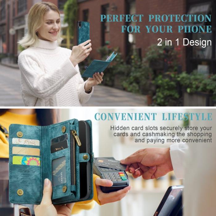 Caseme - CASEME 008 Series Fodral för iPhone XR 6.1 tum - Blå