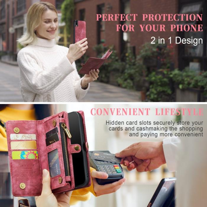 Caseme - CASEME 008 Series Fodral för iPhone XR 6.1 tum Röd