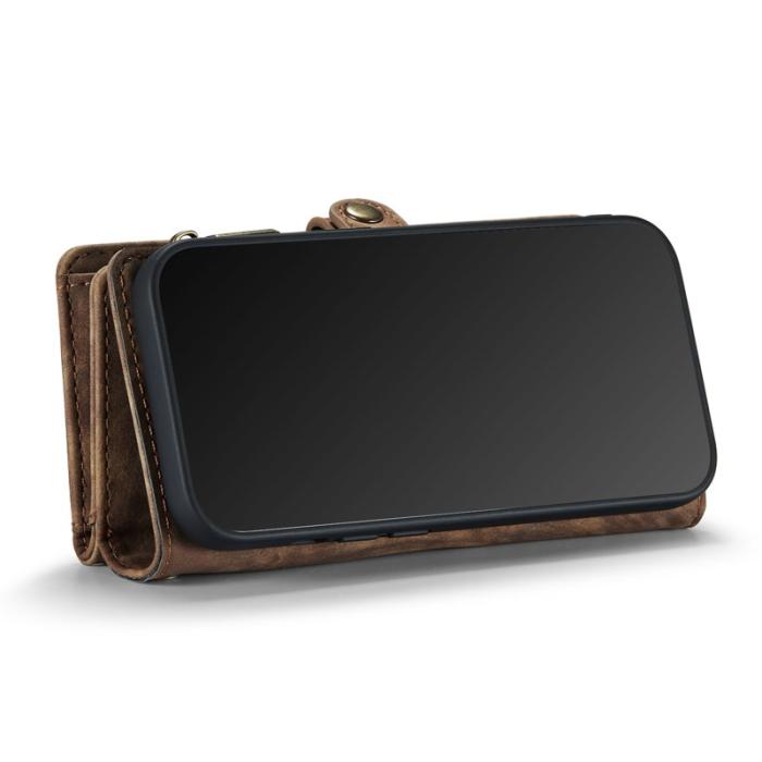 Caseme - CASEME 008 Series iPhone 6/6s/7/8/SE Fodral med Ställ - Brun