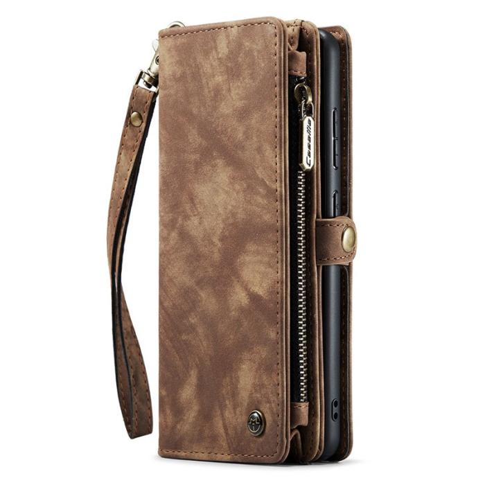 Caseme - CASEME 008 Series Multi-function Wallet Skal för Samsung Galaxy S20 FE - Brun