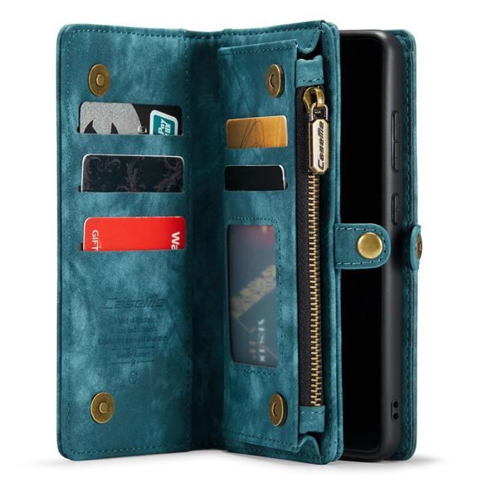 Caseme - CASEME 008 Series PU Läderfodral Samsung Galaxy S20 Ultra Blå
