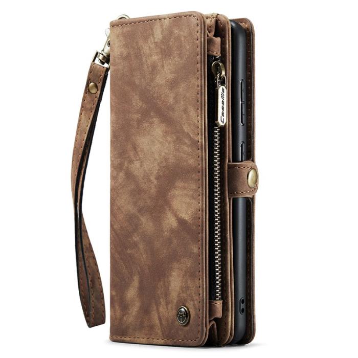 Caseme - CASEME 008 Series Samsung Galaxy S21+ 5G Skal 2-i-1 Brun