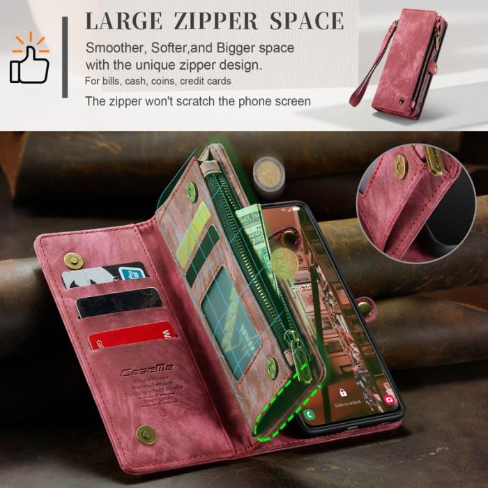 Caseme - CASEME 008 Series Samsung Galaxy S23+ Fodral Röd