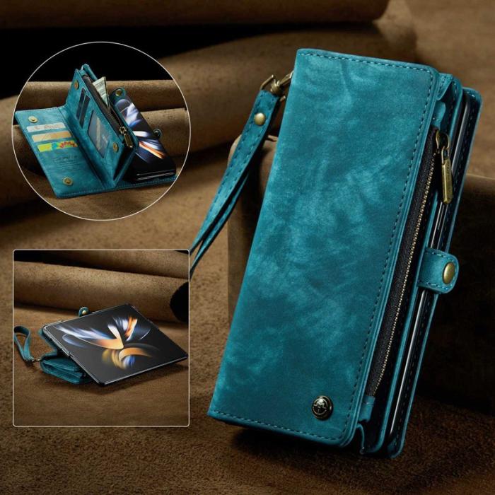 Caseme - CASEME 008 Series Samsung Galaxy Z Fold4 Fodral Blå