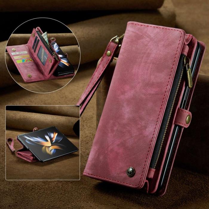 Caseme - CASEME 008 Series Samsung Galaxy Z Fold4 Fodral Röd