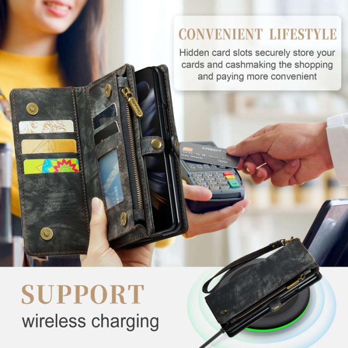 Caseme - CASEME 008 Series Samsung Galaxy Z Fold4 Fodral Svart