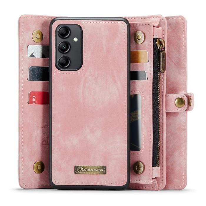 Caseme - CASEME 008 Skal för Samsung Galaxy A54 5G - Rosa PU Läder