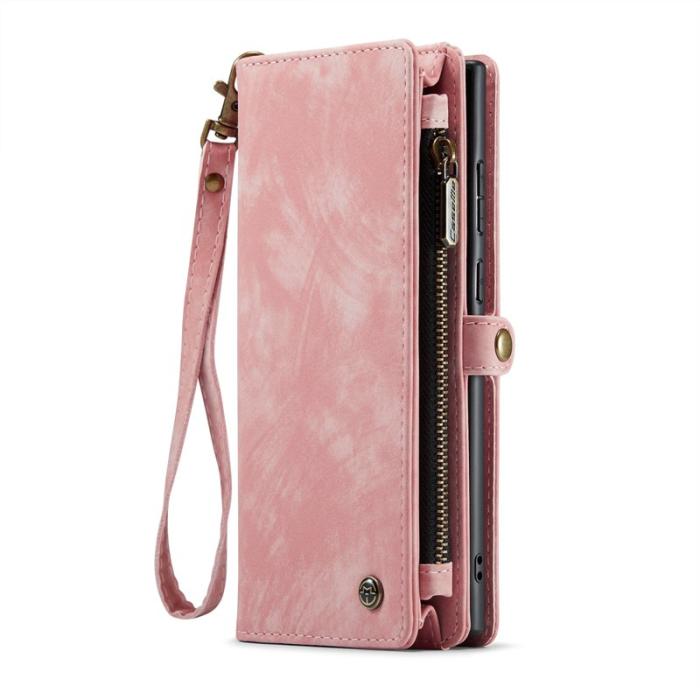 Caseme - CASEME 008 Skal för Samsung Galaxy Note20 - Rosa PU Läder