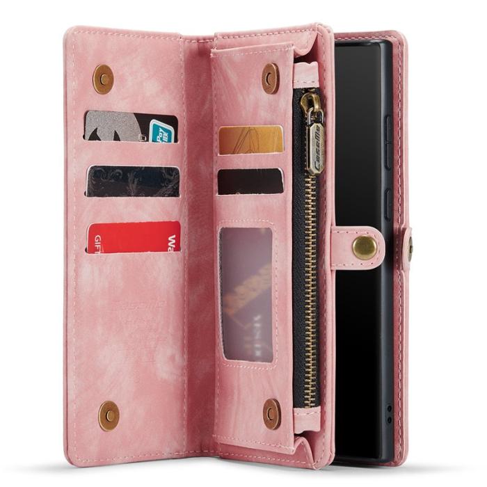Caseme - CASEME 008 Skal för Samsung Galaxy Note20 - Rosa PU Läder