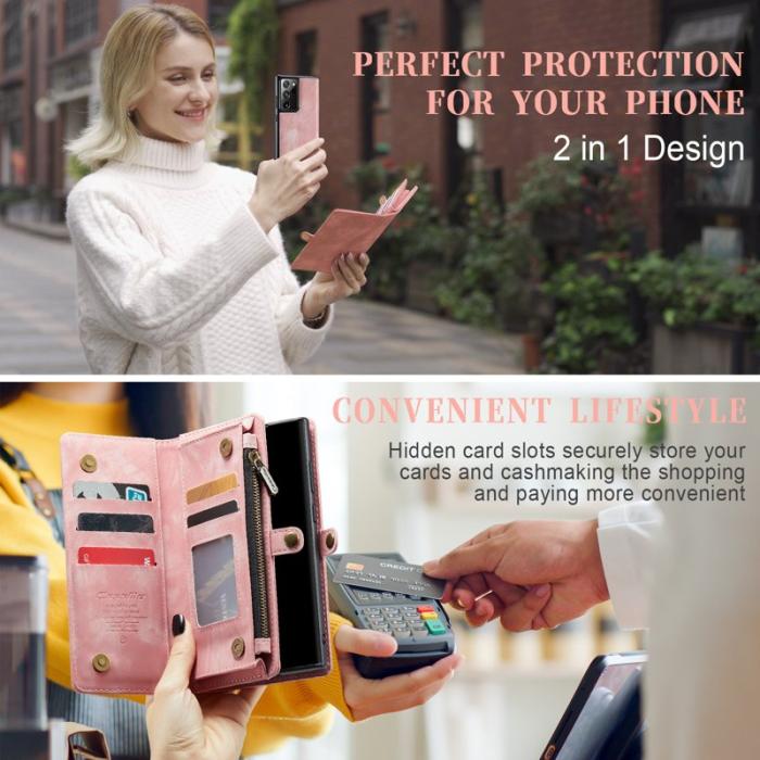Caseme - CASEME 008 Skal för Samsung Galaxy Note20 Ultra - Rosa