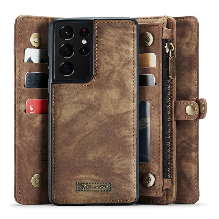 Caseme - CASEME 008 Skal för Samsung Galaxy S21 Ultra 5G - Brun