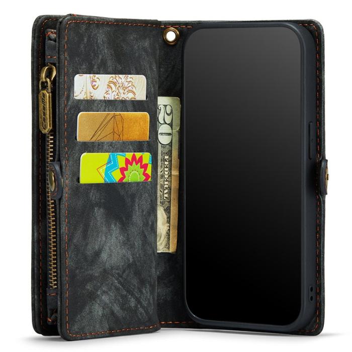 Caseme - CASEME 008 Vintage PU Leather Fodral för iPhone 8 Plus - Svart