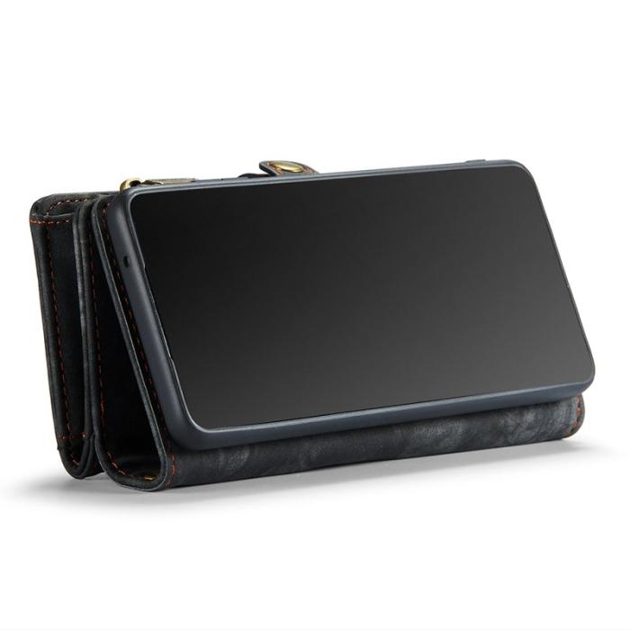 Caseme - CASEME 008 Wallet Vintage PU Leather Fodral Samsung Galaxy S20 Plus - Svart